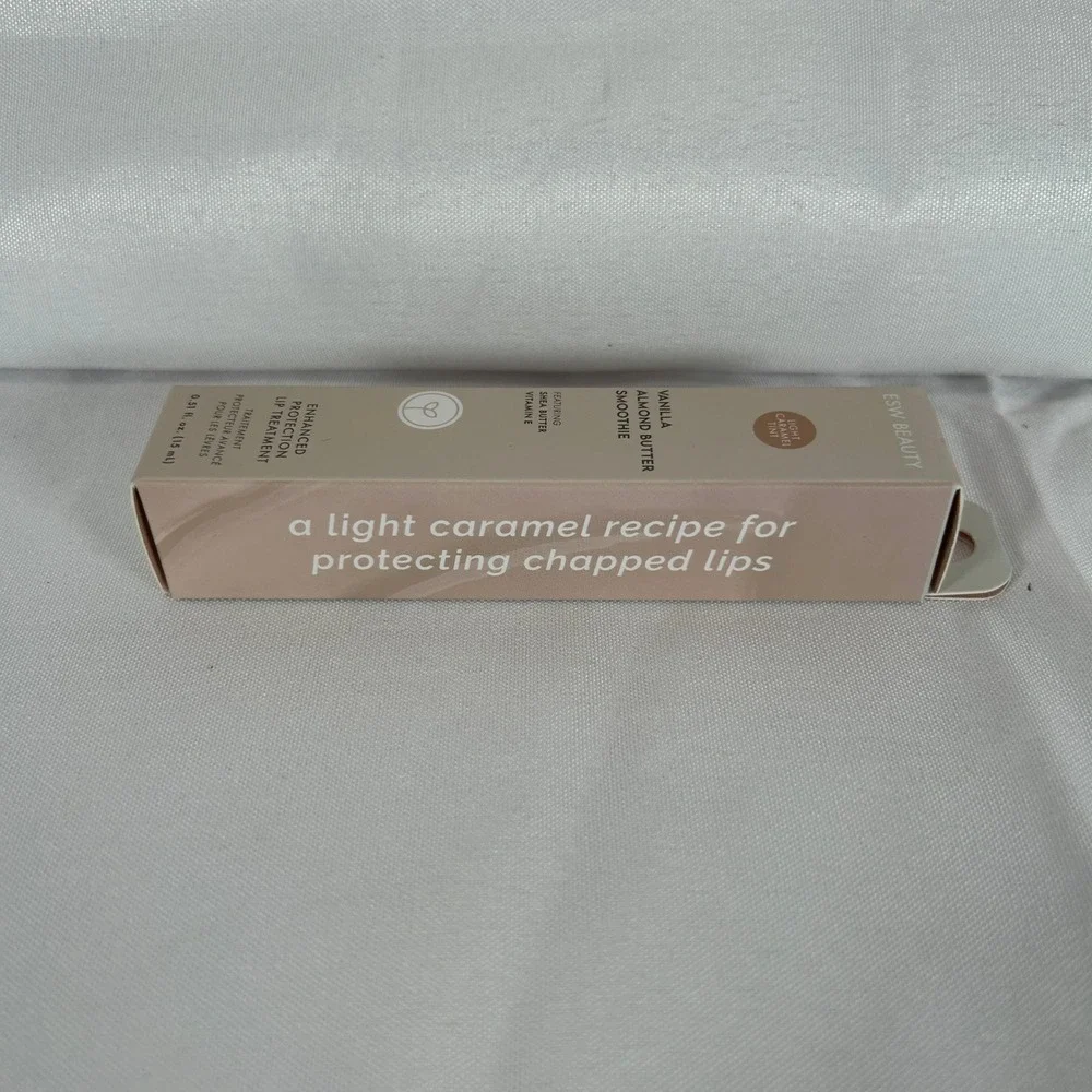 ESW Beauty Vanilla Almond Butter Smoothie Lip Treatment Light Caramel Tint 15mL